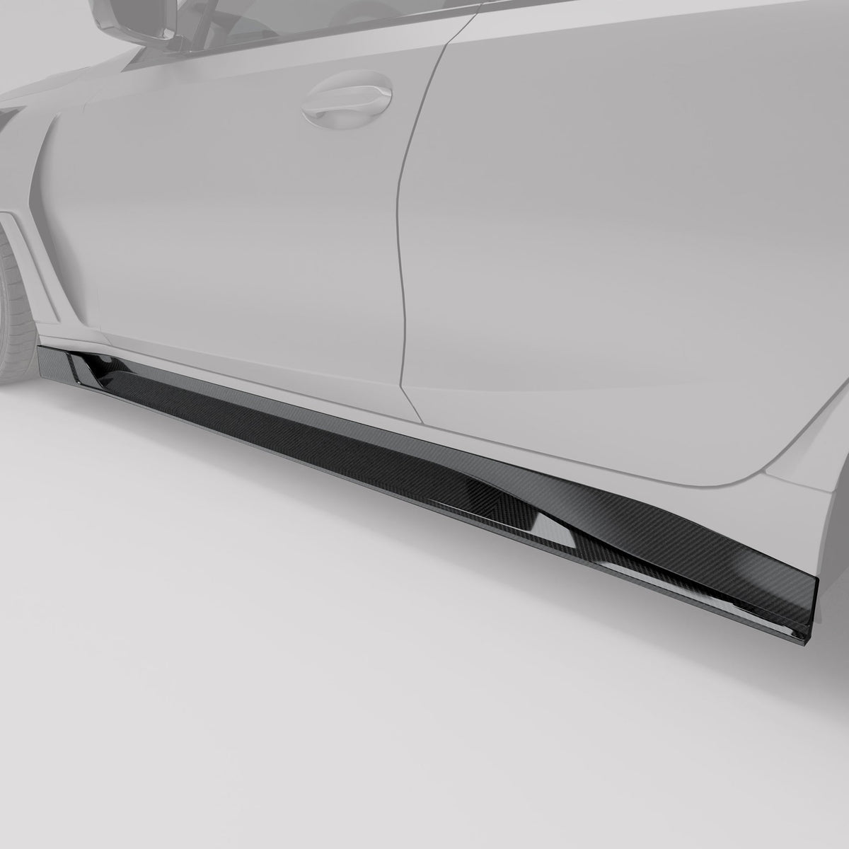 REVOZPORT BMW M3 G80 Carbon Fibre Side Skirts (2021+) - Premium Bespoke AutoWorks