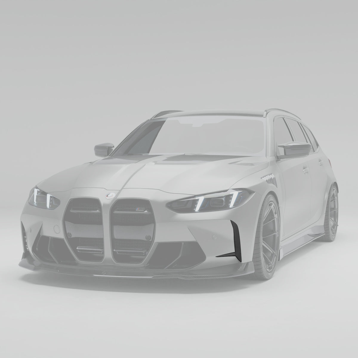 REVOZPORT BMW M3 Touring G81 Carbon Fibre Front Bumper Canards (2022+) - Premium Bespoke AutoWorks