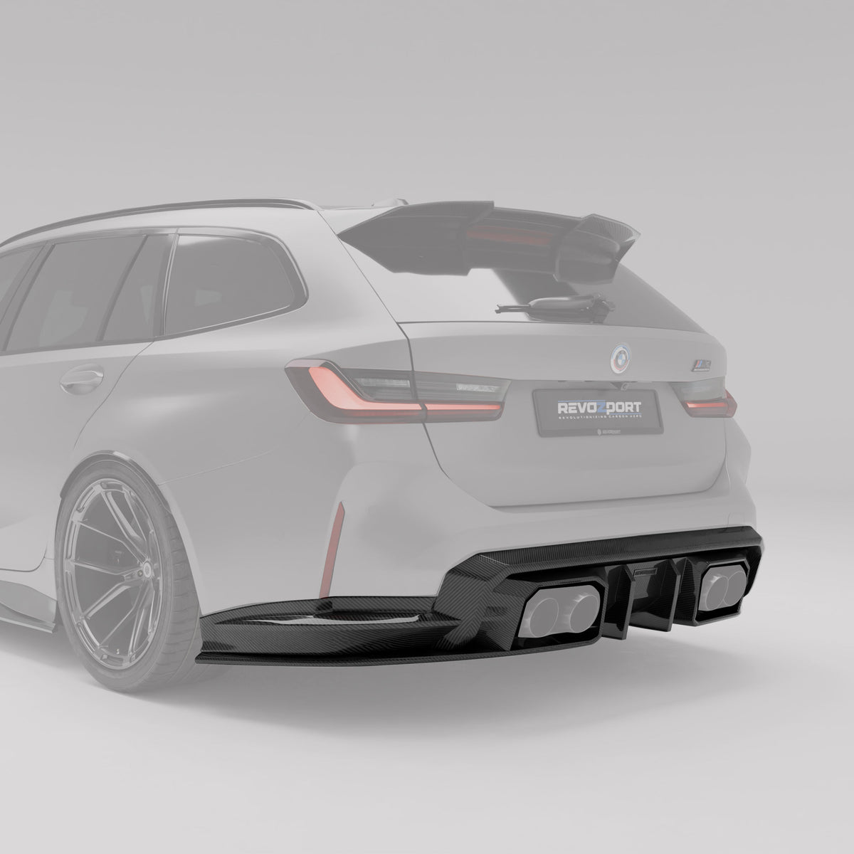REVOZPORT BMW M3 Touring G81 Carbon Fibre Rear Diffuser (2022+) - Premium Bespoke AutoWorks