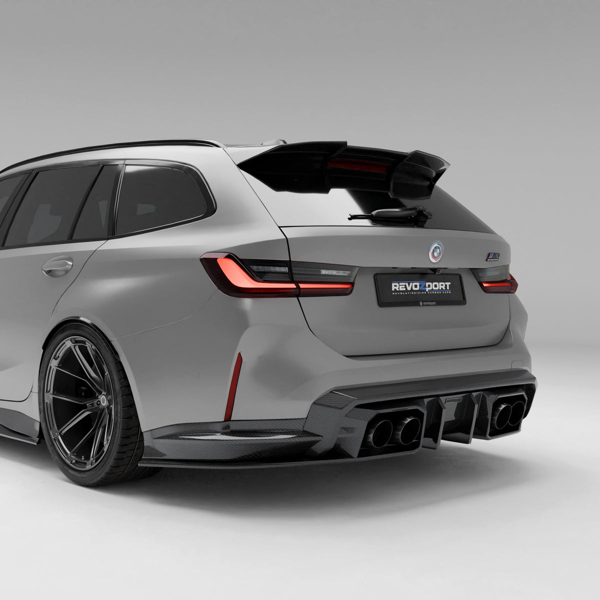 REVOZPORT BMW M3 Touring G81 Carbon Fibre Rear Diffuser (2022+), image 2 - Premium Bespoke AutoWorks