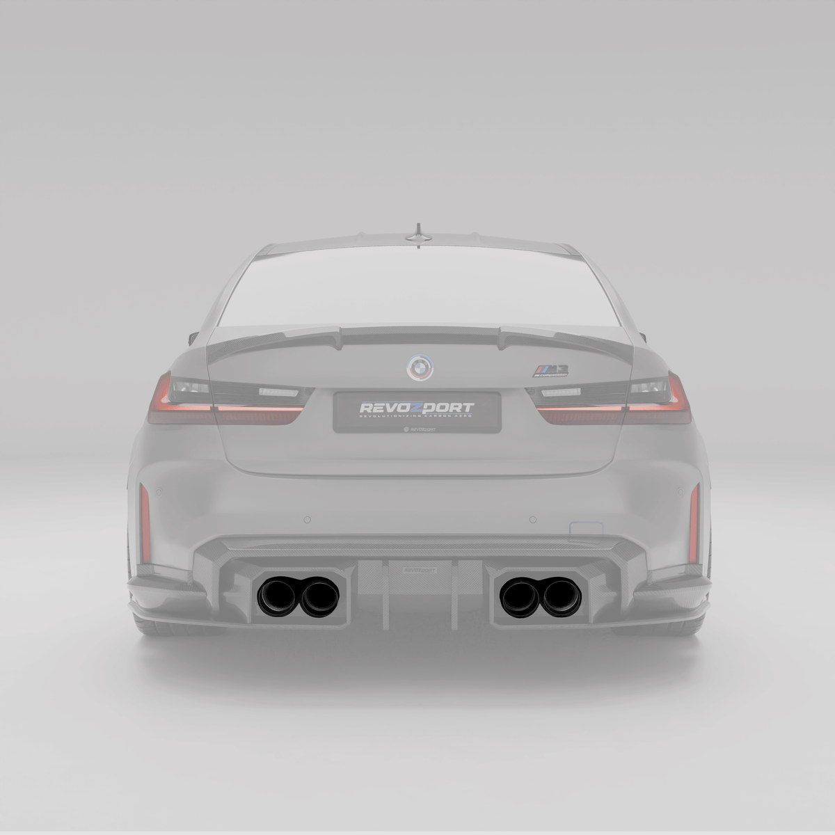 REVOZPORT BMW M3 Touring G81 Stainless Steel Exhaust Tips (2022+) - Premium Bespoke AutoWorks