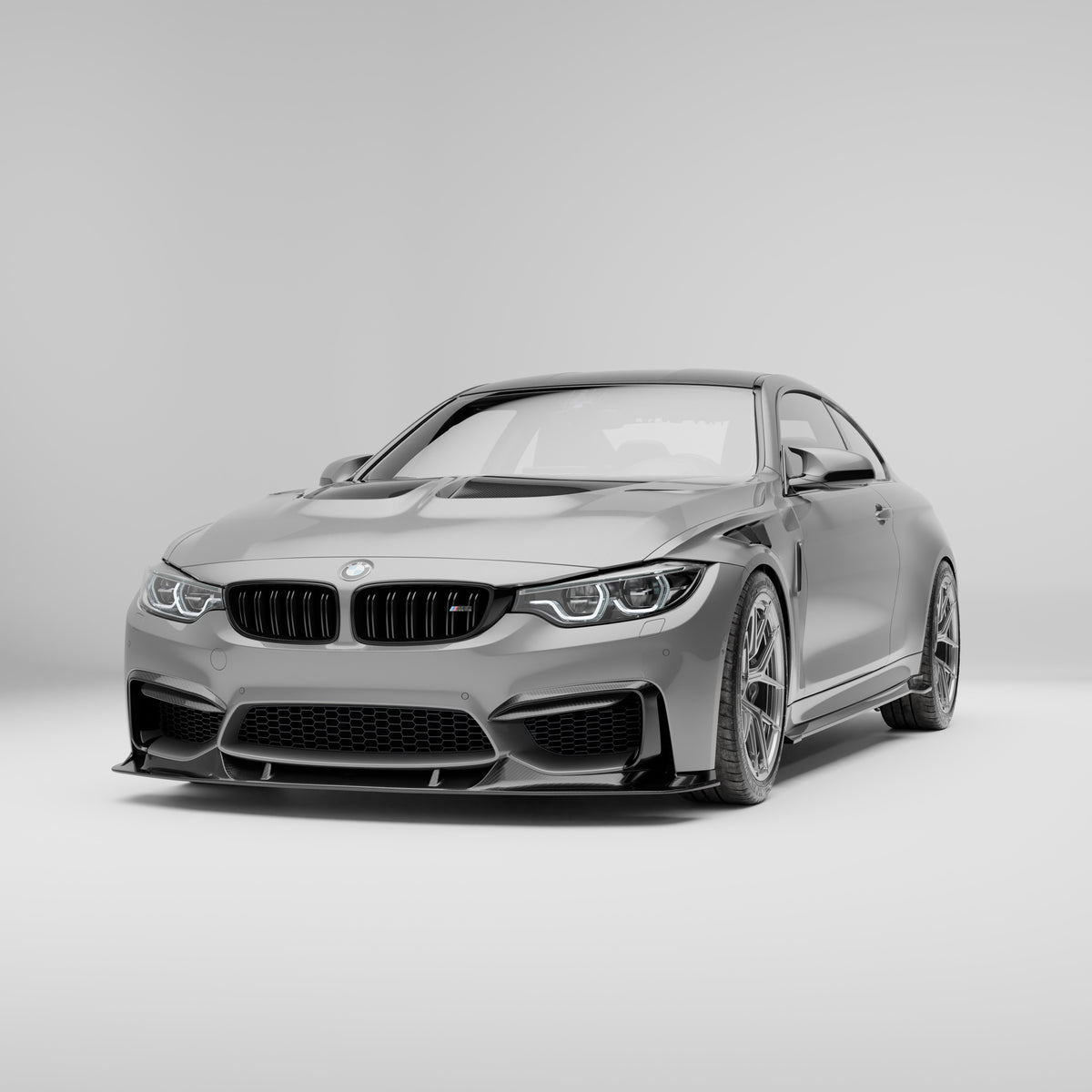 REVOZPORT BMW M4 F82 Carbon Fibre Front Lip (2014-2020), image 2 - Premium Bespoke AutoWorks