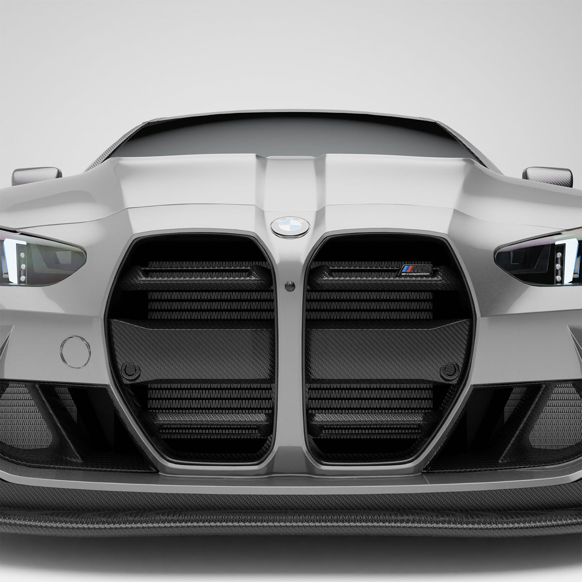 REVOZPORT BMW M4 G82 Carbon Fibre Aero Front Grille for Cars Without ACC (2021+) - Premium Bespoke AutoWorks