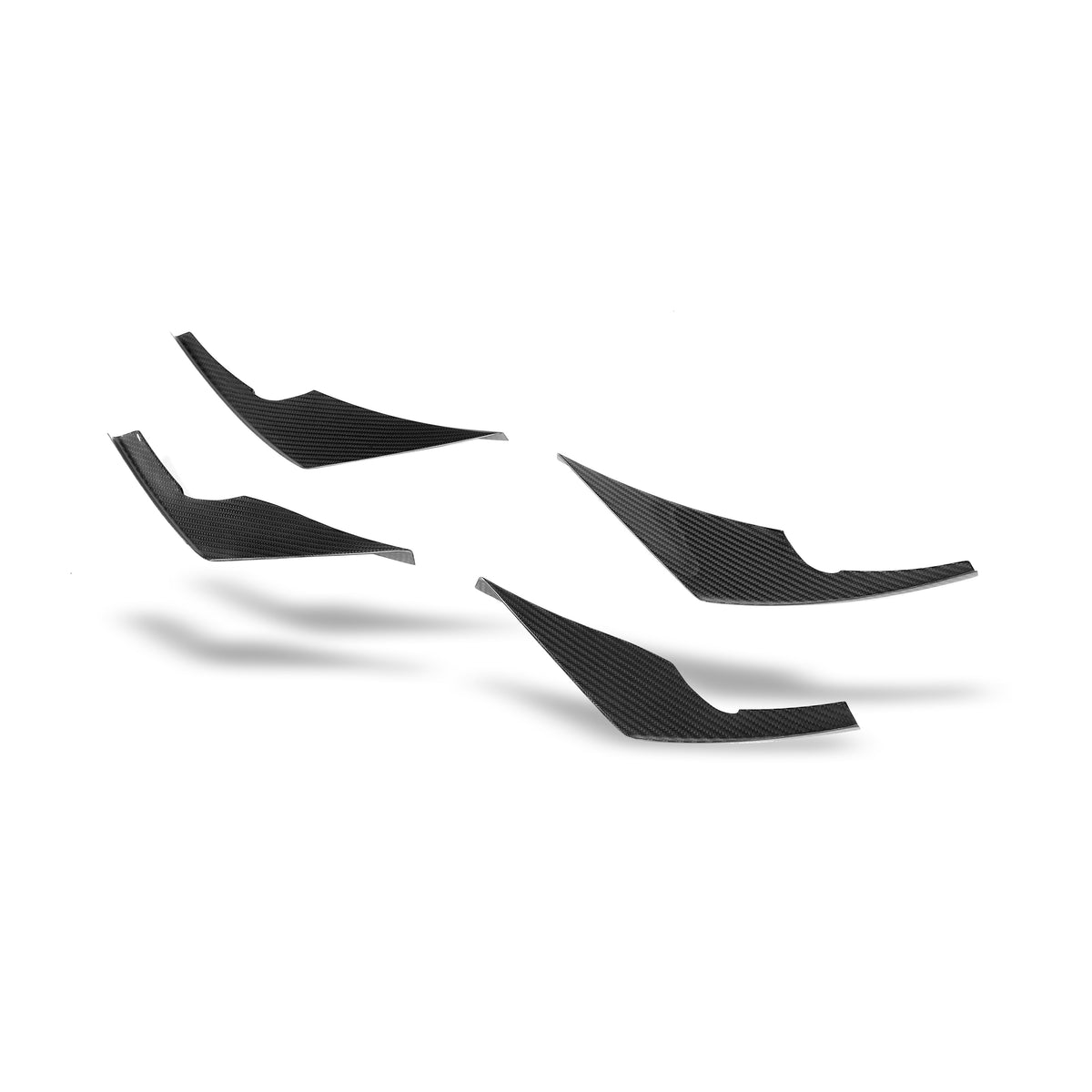 REVOZPORT BMW M4 G82 Carbon Fibre Front Bumper Canards, Design 2 (2021+), image 8 - Premium Bespoke AutoWorks