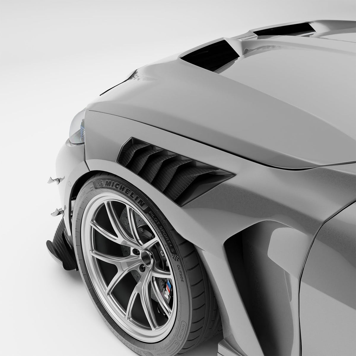 REVOZPORT BMW M4 G82 Carbon Fibre Replacement Front Fenders (2021+) - Premium Bespoke AutoWorks