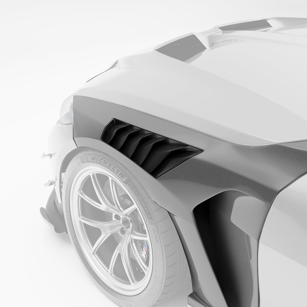 REVOZPORT BMW M4 G82 Carbon Fibre Replacement Front Fenders (2021+), image 2 - Premium Bespoke AutoWorks