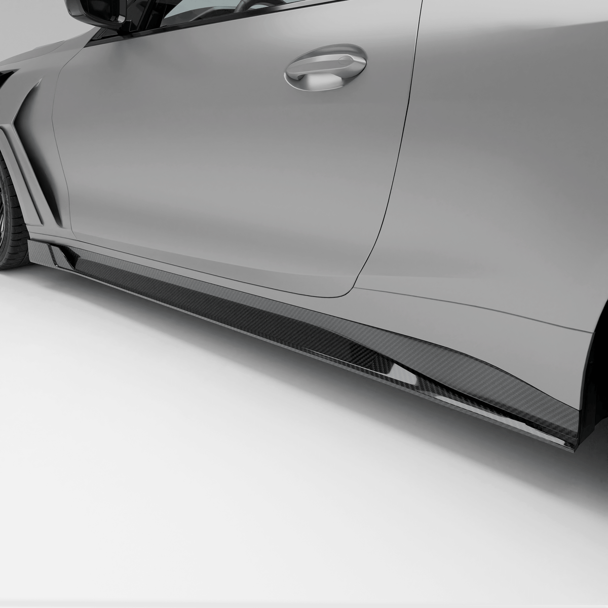 REVOZPORT BMW M4 G82 Carbon Fibre Side Skirts (2021+), image 2 - Premium Bespoke AutoWorks