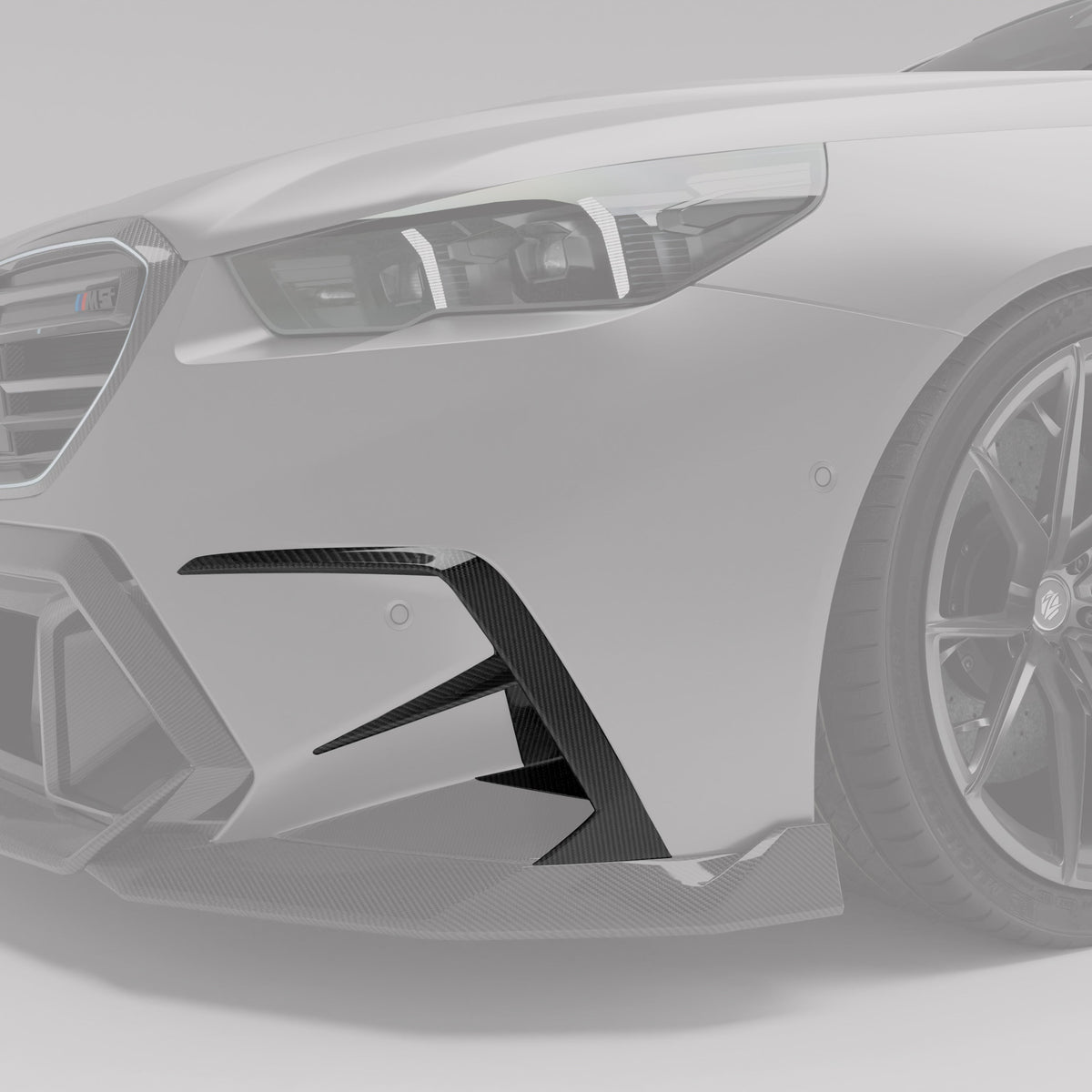 REVOZPORT BMW M5 G90 Carbon Fibre Canards (2024+) - Premium Bespoke AutoWorks