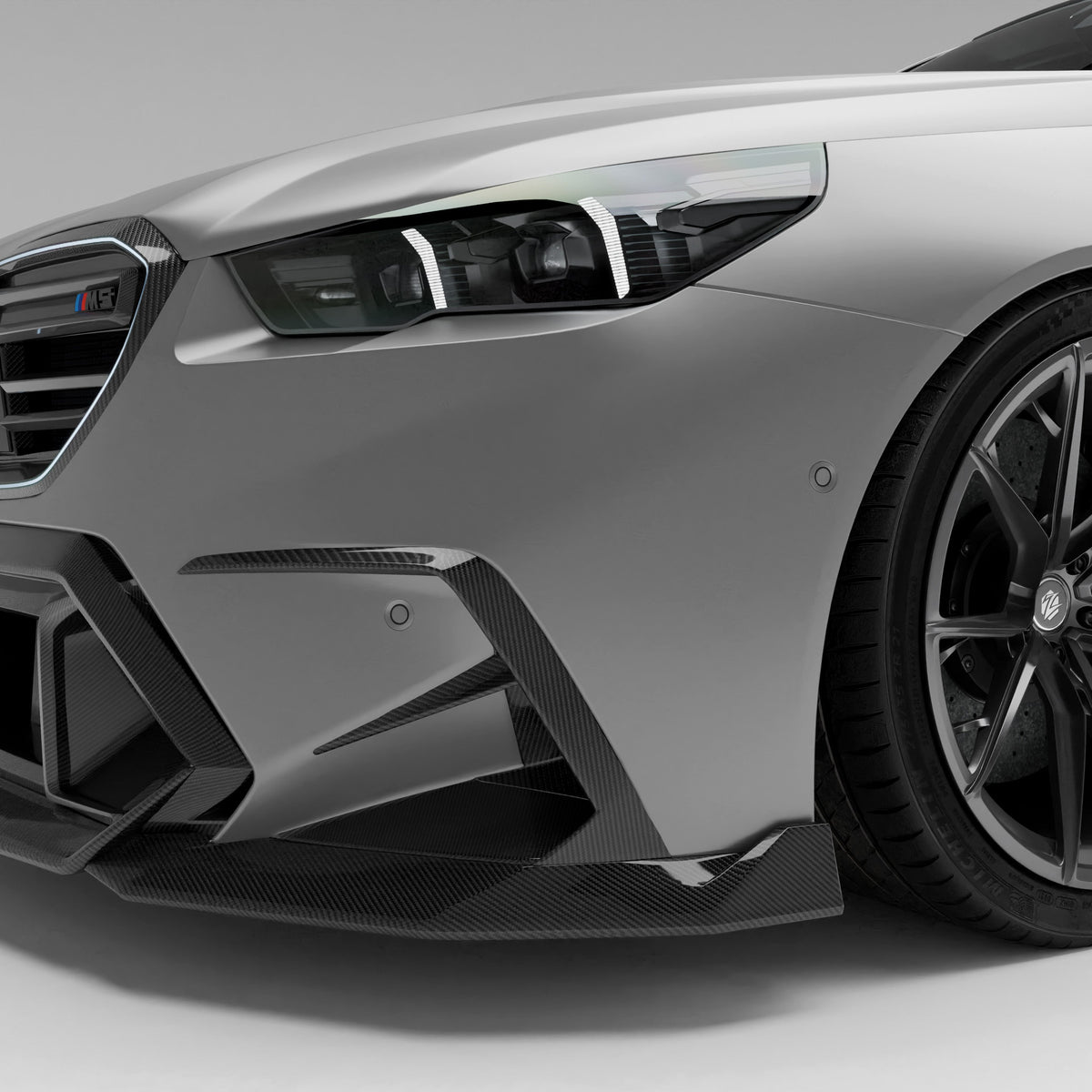 REVOZPORT BMW M5 G90 Carbon Fibre Canards (2024+), image 2 - Premium Bespoke AutoWorks