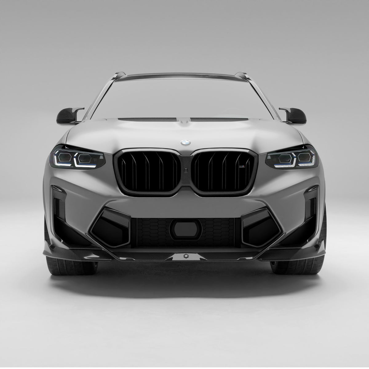 REVOZPORT BMW X3M F97 LCI Carbon Fibre Front Bumper Vents (2021-2024), image 2 - Premium Bespoke AutoWorks