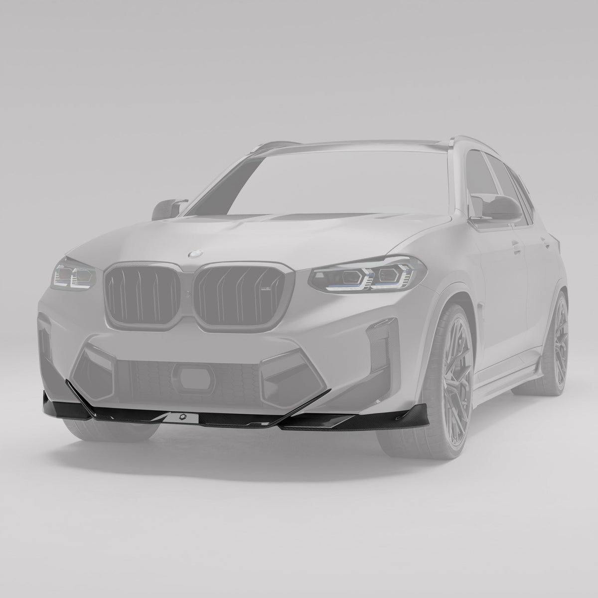 REVOZPORT BMW X3M F97 LCI Carbon Fibre Front Lip (2021-2024) - Premium Bespoke AutoWorks