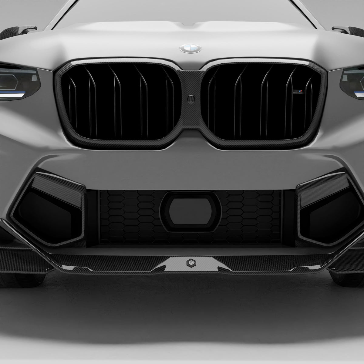 REVOZPORT BMW X3M F97 LCI Carbon Fibre Grille (2021-2024), image 2 - Premium Bespoke AutoWorks