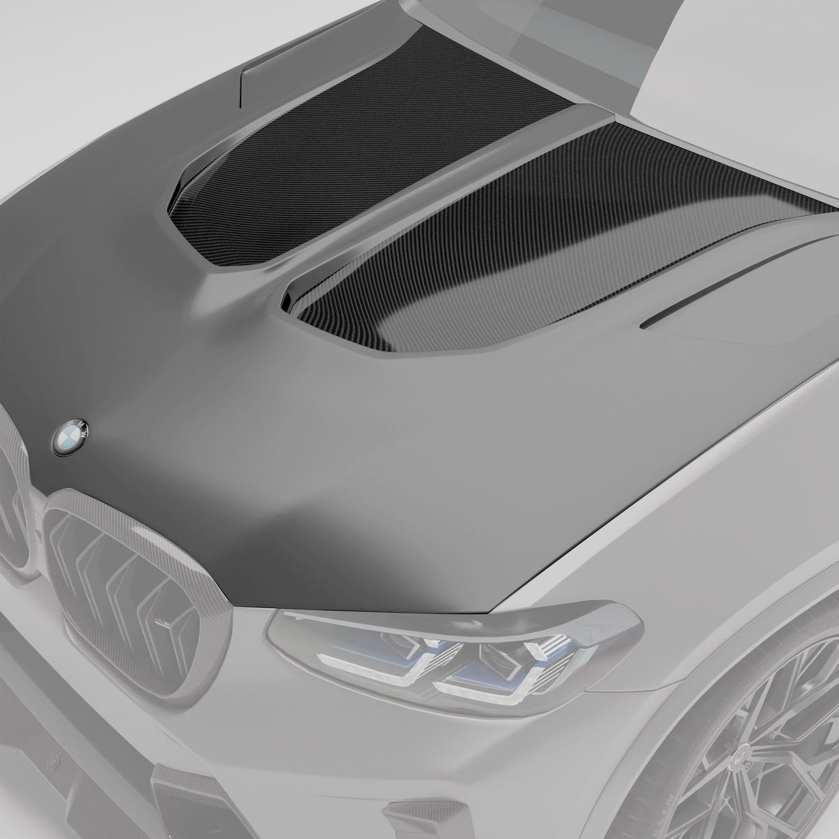REVOZPORT BMW X4M F98 LCI Carbon Fibre Bonnet (2021-2025) - Premium Bespoke AutoWorks