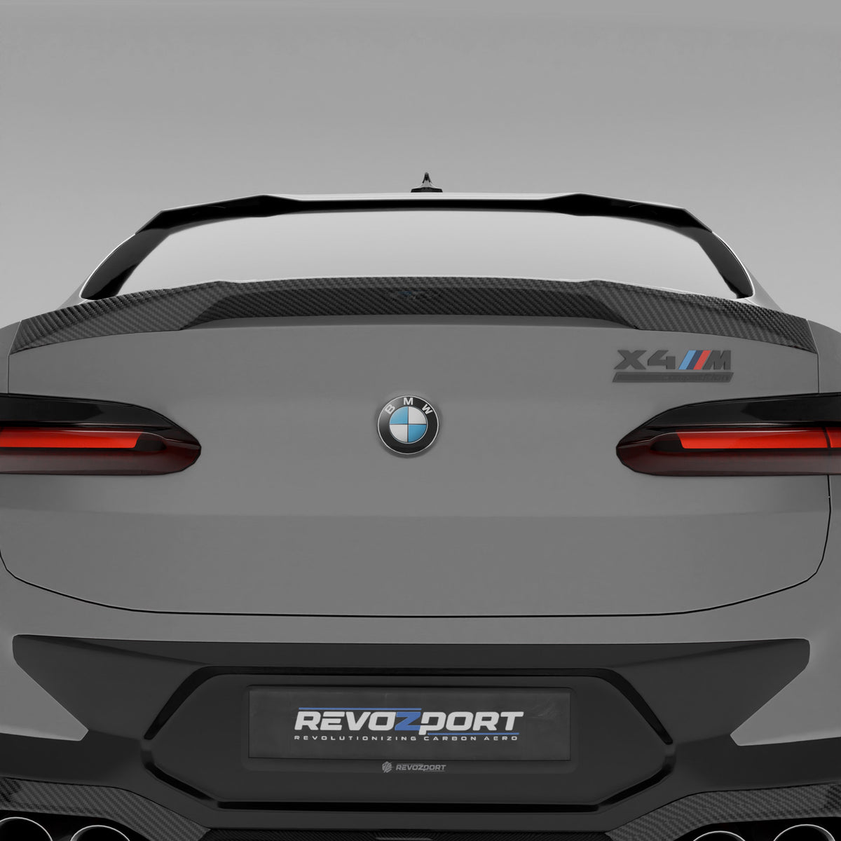 REVOZPORT BMW X4M F98 LCI Carbon Fibre Rear Spoiler (2021-2025), image 2 - Premium Bespoke AutoWorks