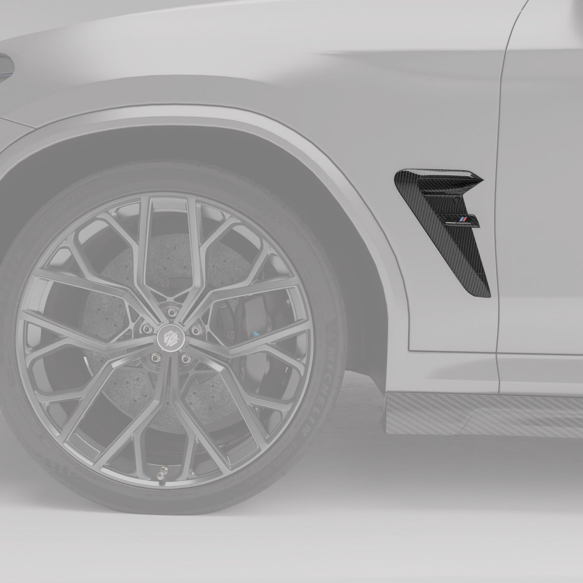 REVOZPORT BMW X4M F98 LCI Carbon Fibre Side Fender Vents (2021-2025) - Premium Bespoke AutoWorks