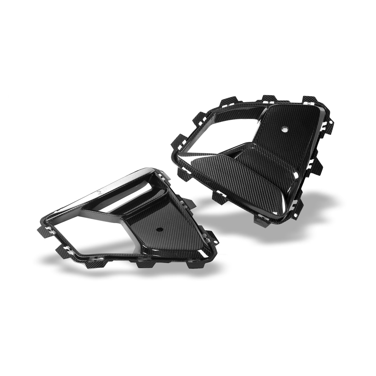 REVOZPORT BMW X5M F95 LCI Carbon Fibre Front Bumper Air Vents (2023+), image 4 - Premium Bespoke AutoWorks
