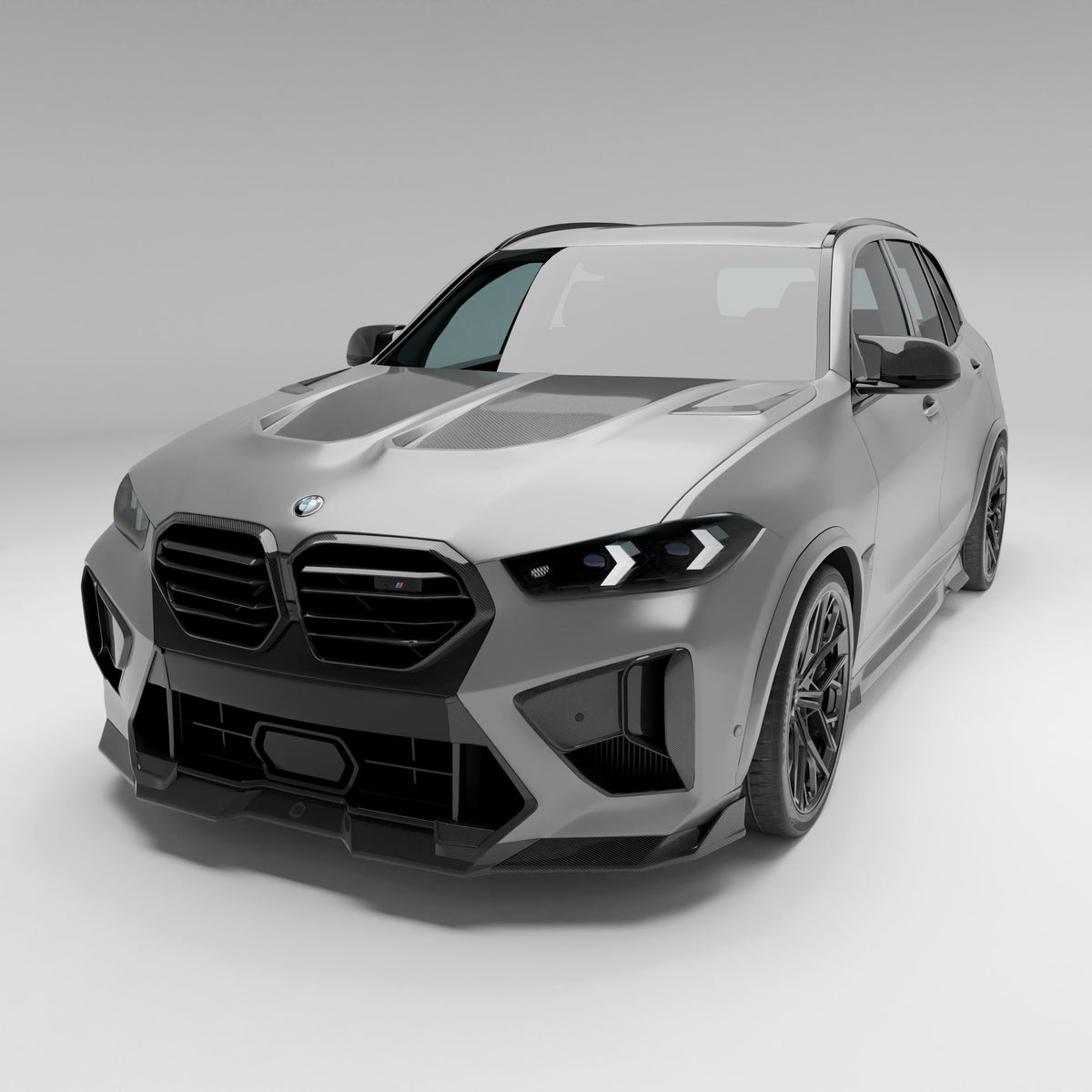 REVOZPORT BMW X5M F95 LCI Carbon Fibre Front Lip (2023+), image 11 - Premium Bespoke AutoWorks