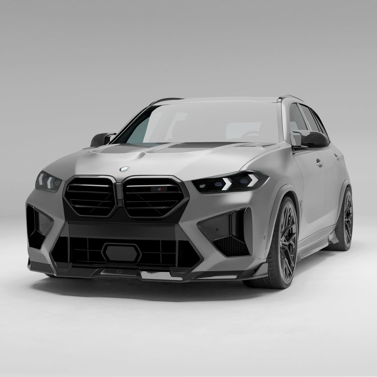 REVOZPORT BMW X5M F95 LCI Carbon Fibre Front Lip (2023+), image 2 - Premium Bespoke AutoWorks