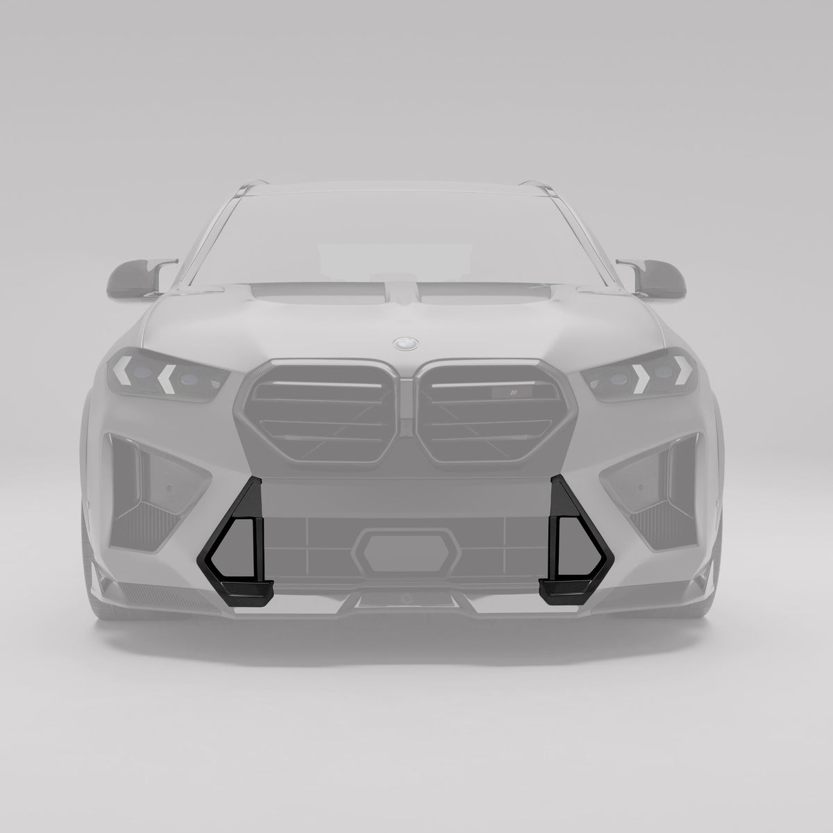 REVOZPORT BMW X5M F95 LCI Carbon Fibre Front Lip Vent Trims (2023+) - Premium Bespoke AutoWorks