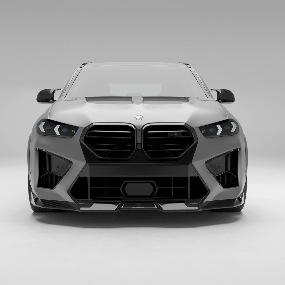 REVOZPORT BMW X5M F95 LCI Carbon Fibre Front Lip Vent Trims (2023+), image 2 - Premium Bespoke AutoWorks