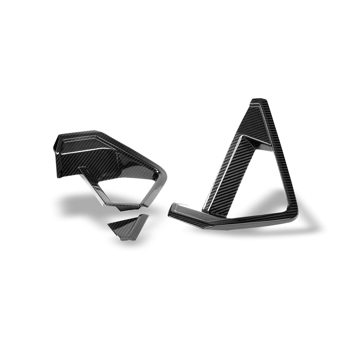 REVOZPORT BMW X5M F95 LCI Carbon Fibre Front Lip Vent Trims (2023+), image 6 - Premium Bespoke AutoWorks