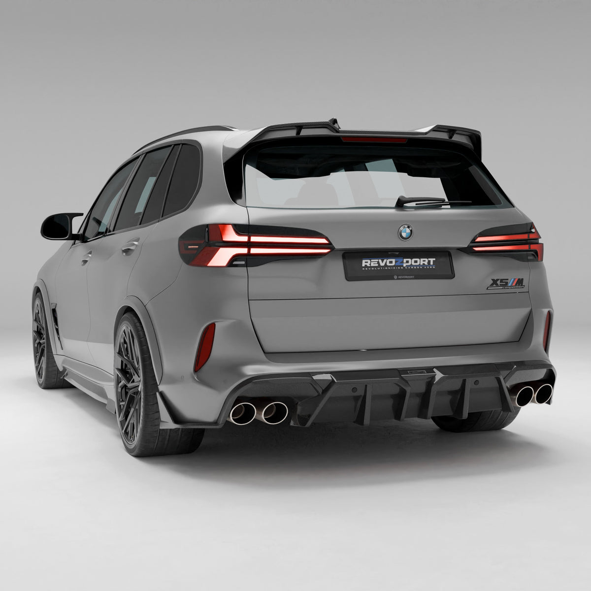 REVOZPORT BMW X5M F95 LCI Carbon Fibre Rear Diffuser (2023+), image 10 - Premium Bespoke AutoWorks