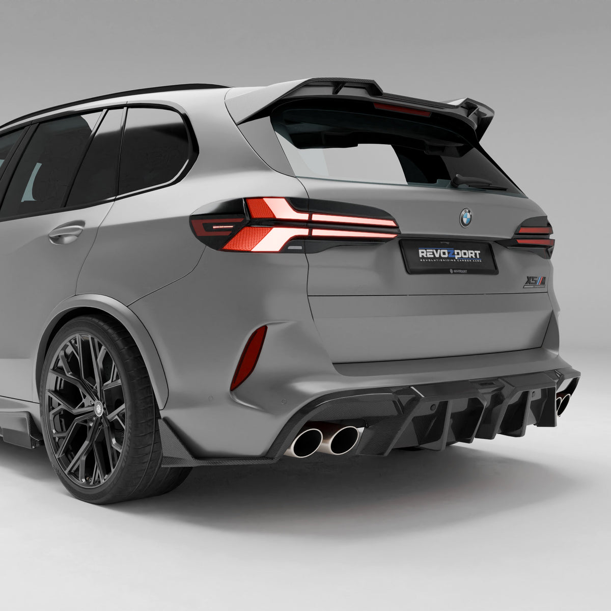 REVOZPORT BMW X5M F95 LCI Carbon Fibre Rear Diffuser (2023+), image 2 - Premium Bespoke AutoWorks