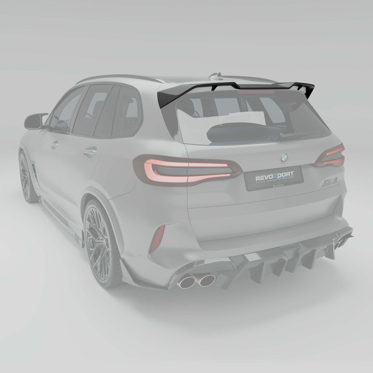 REVOZPORT BMW X5M F95 LCI Carbon Fibre Roof Spoiler (2023+) - Premium Bespoke AutoWorks