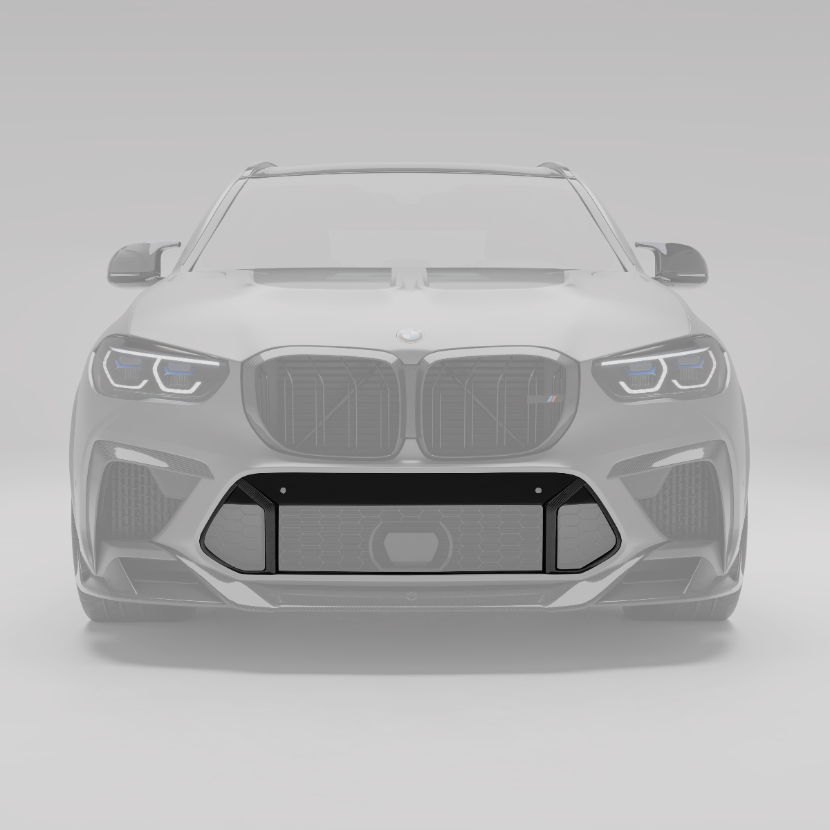 REVOZPORT BMW X5M F95 Pre-LCI Carbon Fibre Front Air Intake Trim (2020-2022) - Premium Bespoke AutoWorks