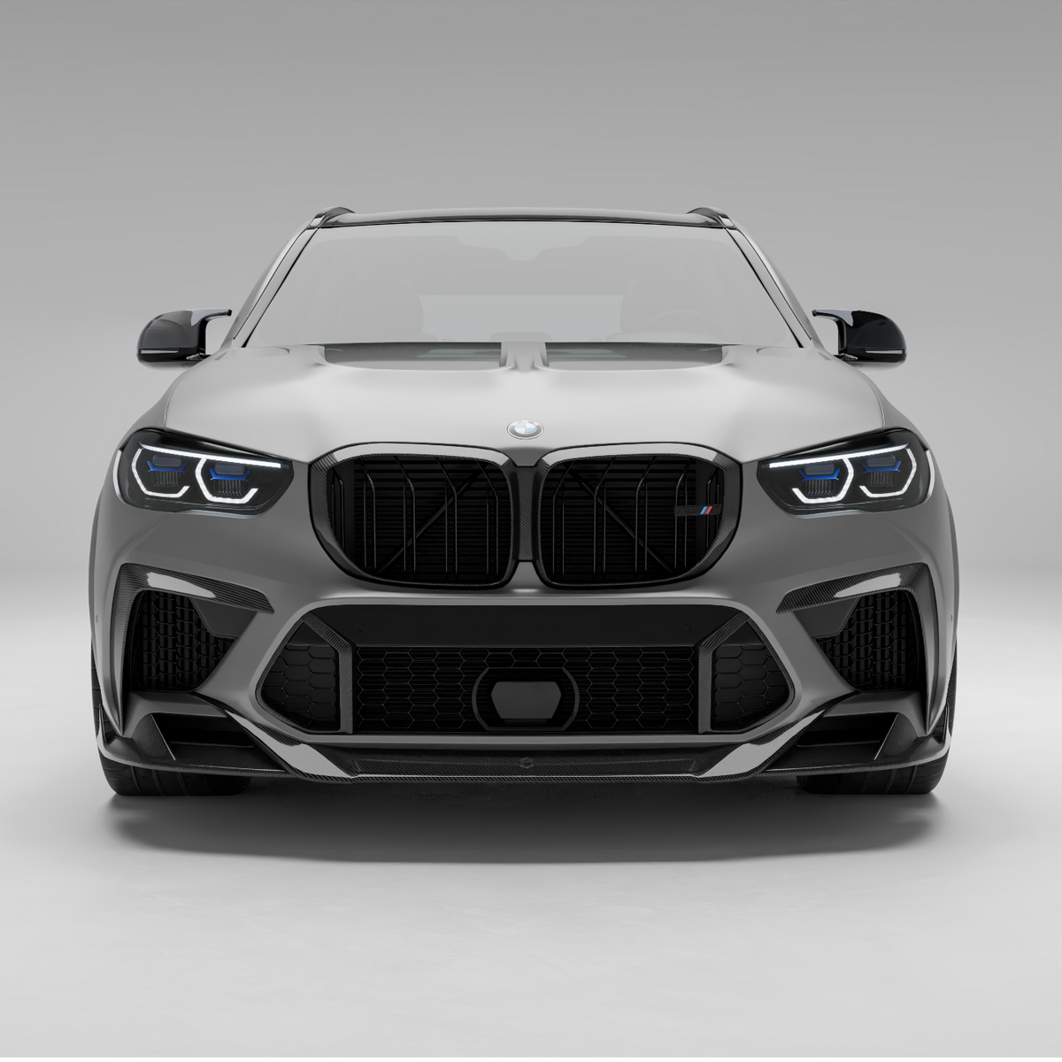 REVOZPORT BMW X5M F95 Pre-LCI Carbon Fibre Front Air Intake Trim (2020-2022), image 2 - Premium Bespoke AutoWorks