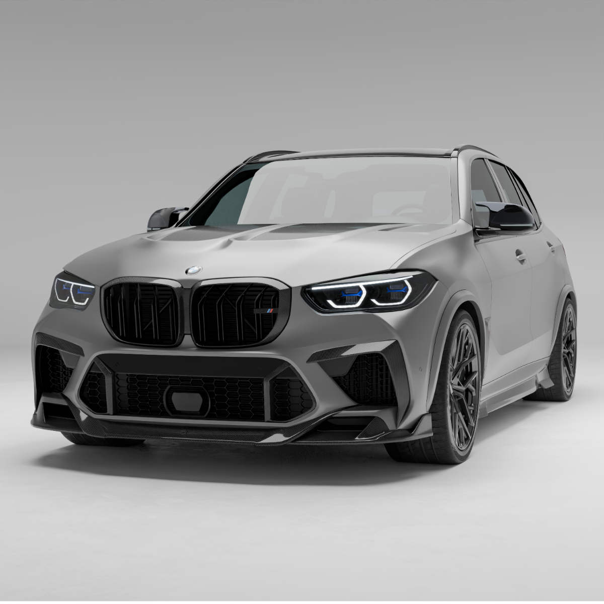 REVOZPORT BMW X5M F95 Pre-LCI Carbon Fibre Front Grille (2020-2022), image 10 - Premium Bespoke AutoWorks