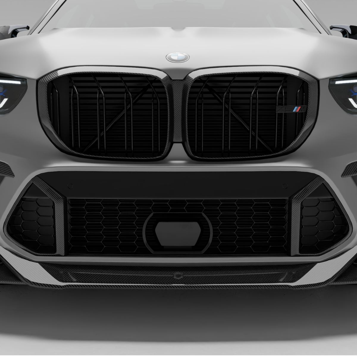 REVOZPORT BMW X5M F95 Pre-LCI Carbon Fibre Front Grille (2020-2022), image 2 - Premium Bespoke AutoWorks