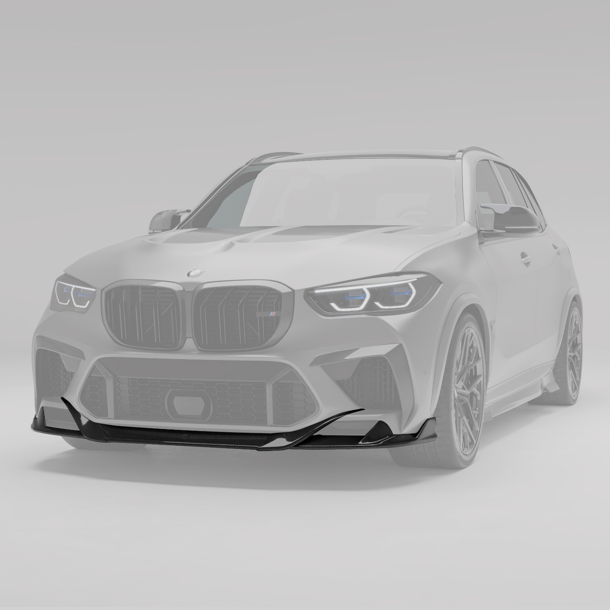 REVOZPORT BMW X5M F95 Pre-LCI Carbon Fibre Front Lip (2020-2022) - Premium Bespoke AutoWorks