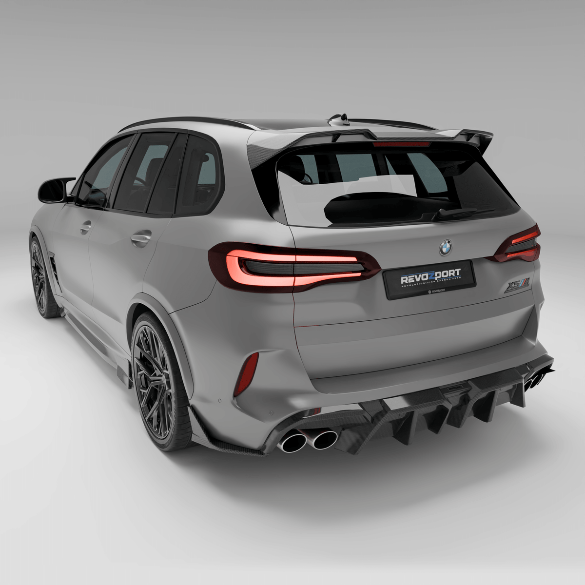 REVOZPORT BMW X5M F95 Pre-LCI Carbon Fibre Roof Spoiler (2020-2023), image 2 - Premium Bespoke AutoWorks