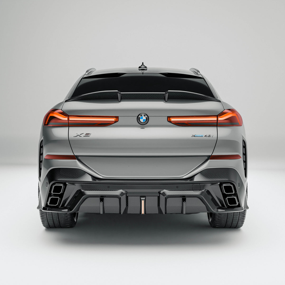 REVOZPORT BMW X6 G06 LCI 3D-Printed Alloy Exhaust Tips (2023+), image 2 - Premium Bespoke AutoWorks