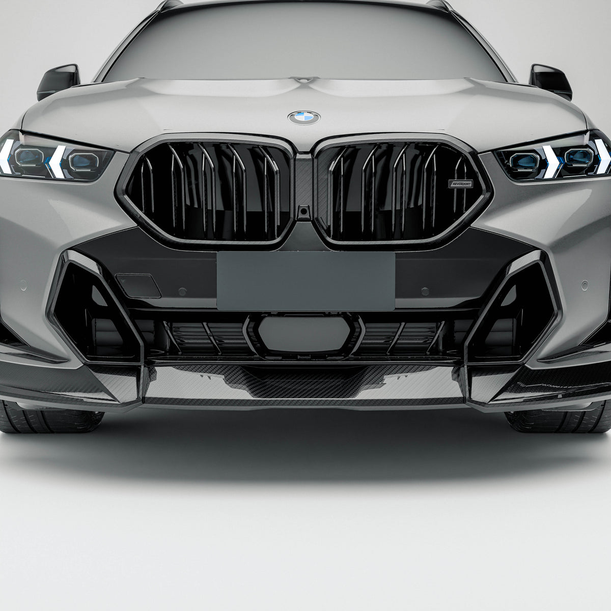 REVOZPORT BMW X6 G06 LCI Carbon Fibre Front Grille (2023+), image 2 - Premium Bespoke AutoWorks