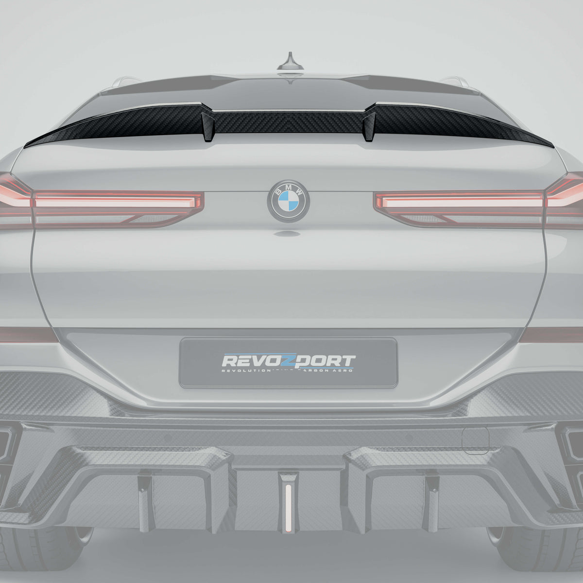 REVOZPORT BMW X6 G06 LCI Carbon Fibre Rear Spoiler (2023+) - Premium Bespoke AutoWorks