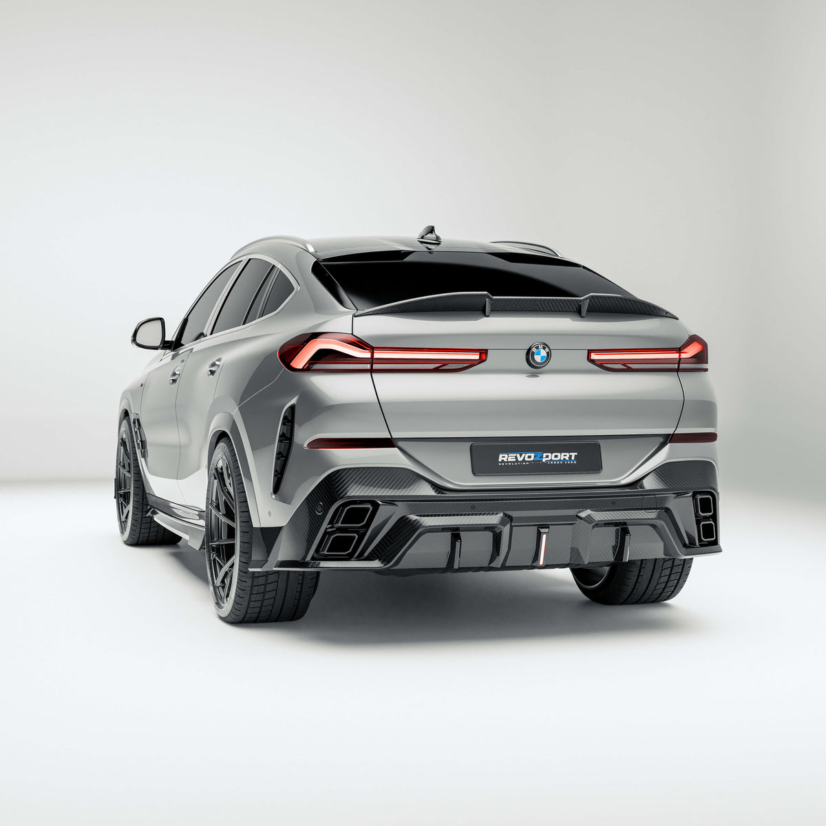 REVOZPORT BMW X6 G06 Pre-LCI Carbon Fibre Rear Spoiler (2019-2023), image 9 - Premium Bespoke AutoWorks