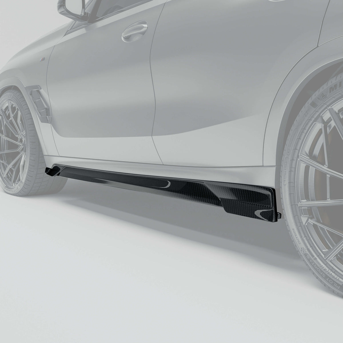 REVOZPORT BMW X6 G06 Pre-LCI Carbon Fibre Side Skirts (2019-2023) - Premium Bespoke AutoWorks