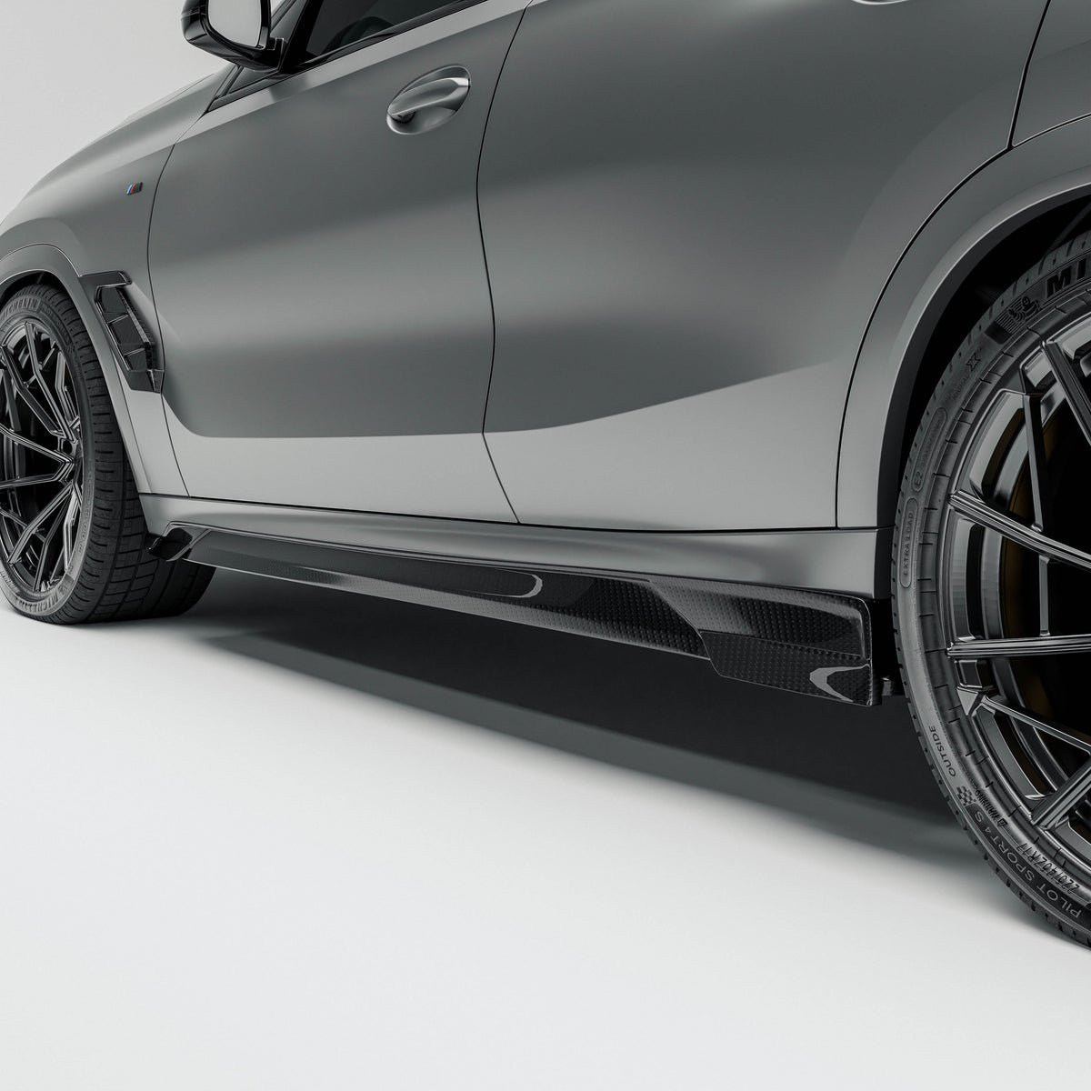 REVOZPORT BMW X6 G06 Pre-LCI Carbon Fibre Side Skirts (2019-2023), image 2 - Premium Bespoke AutoWorks