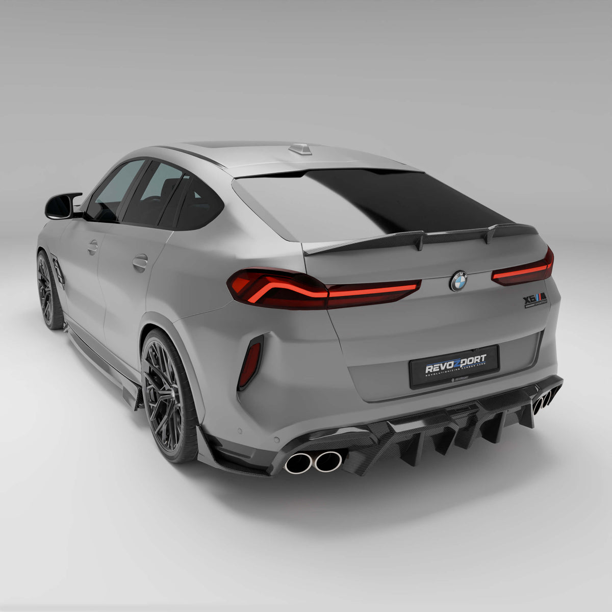 REVOZPORT BMW X6M F96 LCI Carbon Fibre Rear Spoiler (2023+), image 9 - Premium Bespoke AutoWorks