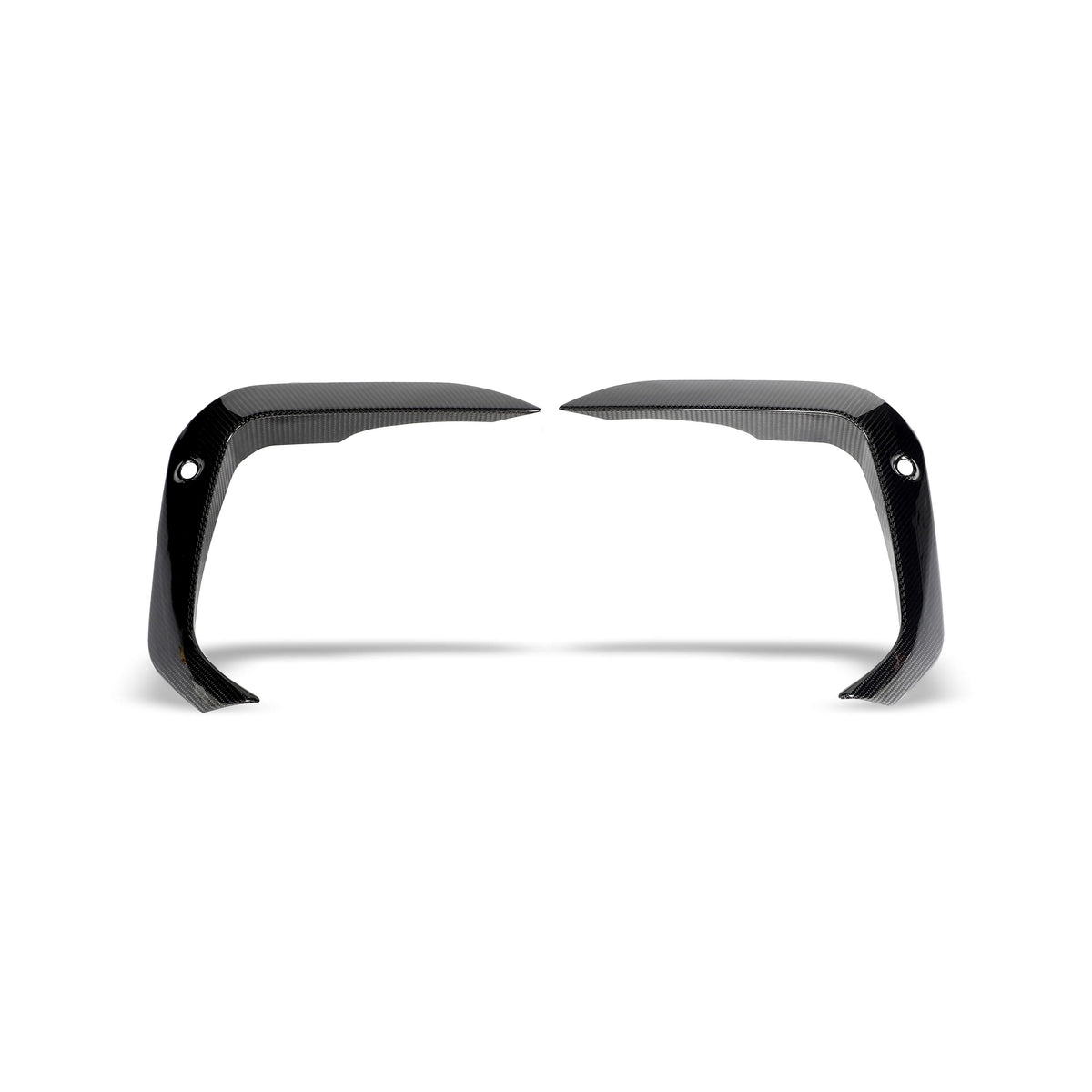 REVOZPORT BMW X6M F96 Pre-LCI Carbon Fibre Front Bumper Canards (2020-2022), image 3 - Premium Bespoke AutoWorks