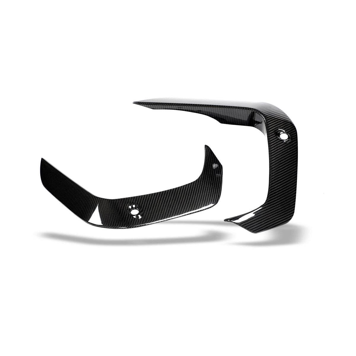 REVOZPORT BMW X6M F96 Pre-LCI Carbon Fibre Front Bumper Canards (2020-2022), image 6 - Premium Bespoke AutoWorks