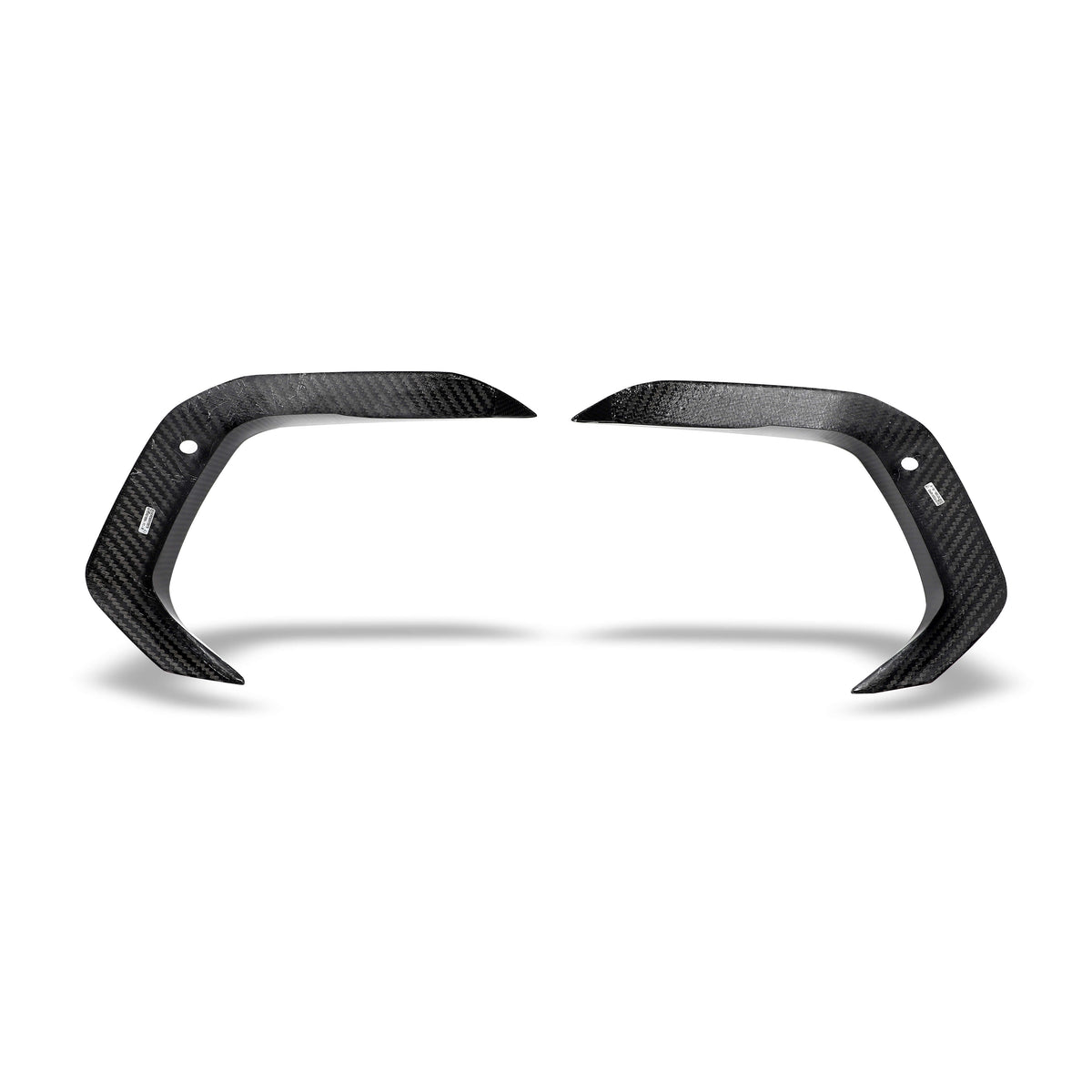 REVOZPORT BMW X6M F96 Pre-LCI Carbon Fibre Front Bumper Canards (2020-2022), image 8 - Premium Bespoke AutoWorks