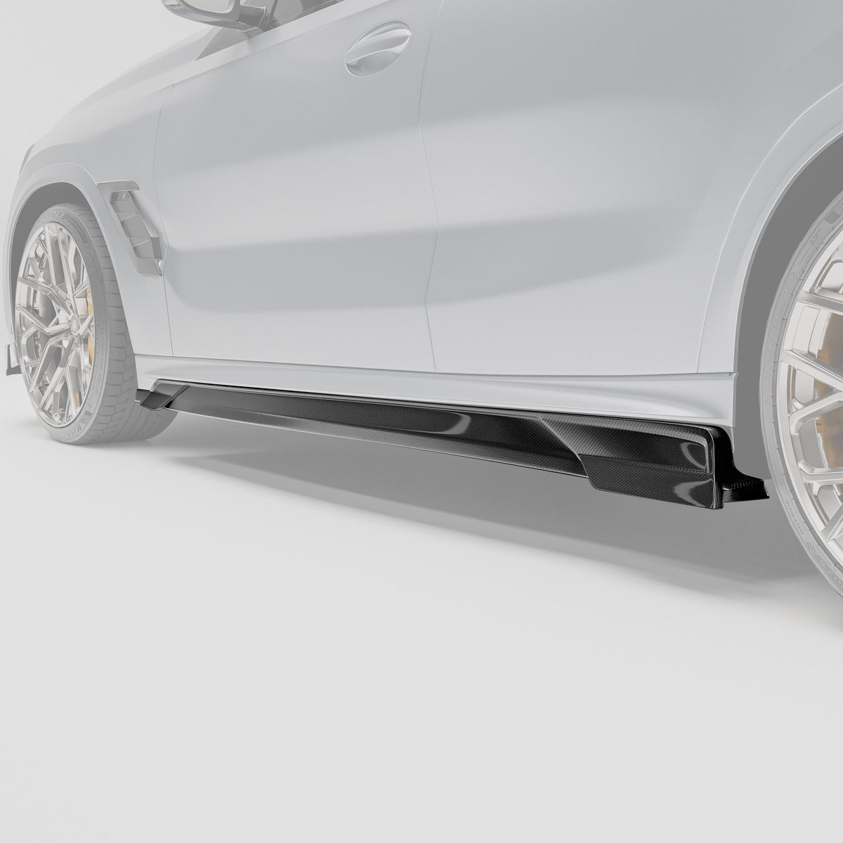 REVOZPORT BMW X6M F96 Pre-LCI Carbon Fibre Side Skirts (2020-2023) - Premium Bespoke AutoWorks