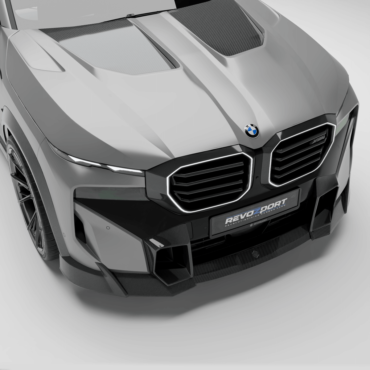 REVOZPORT BMW XM G09 Carbon Fibre Bonnet (2023+), image 2 - Premium Bespoke AutoWorks