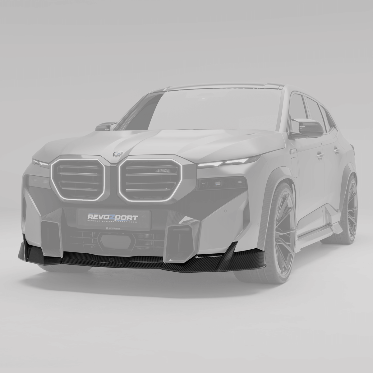 REVOZPORT BMW XM G09 Carbon Fibre Front Lip (2023+) - Premium Bespoke AutoWorks
