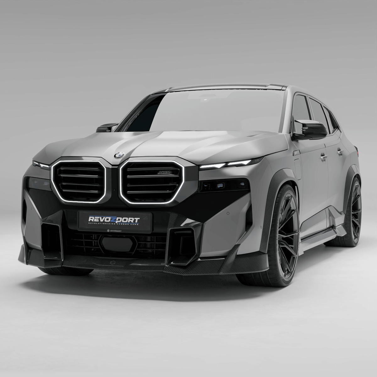 REVOZPORT BMW XM G09 Carbon Fibre Front Lip (2023+), image 2 - Premium Bespoke AutoWorks