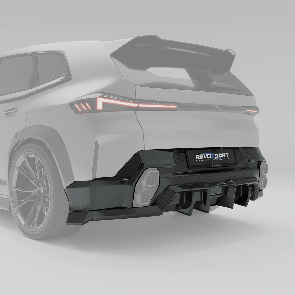 REVOZPORT BMW XM G09 Carbon Fibre Rear Diffuser (2023+) - Premium Bespoke AutoWorks