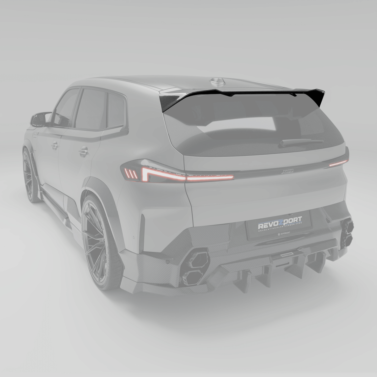 REVOZPORT BMW XM G09 Carbon Fibre Roof Spoiler (2023+) - Premium Bespoke AutoWorks